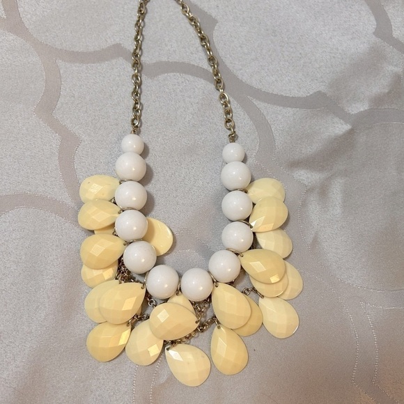 Floating bubble teardrop stone multi layer necklace. Excellent condition - Picture 2 of 4